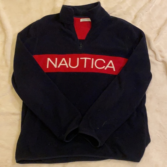 Medium nautica quarter zip. - Picture 3 of 3